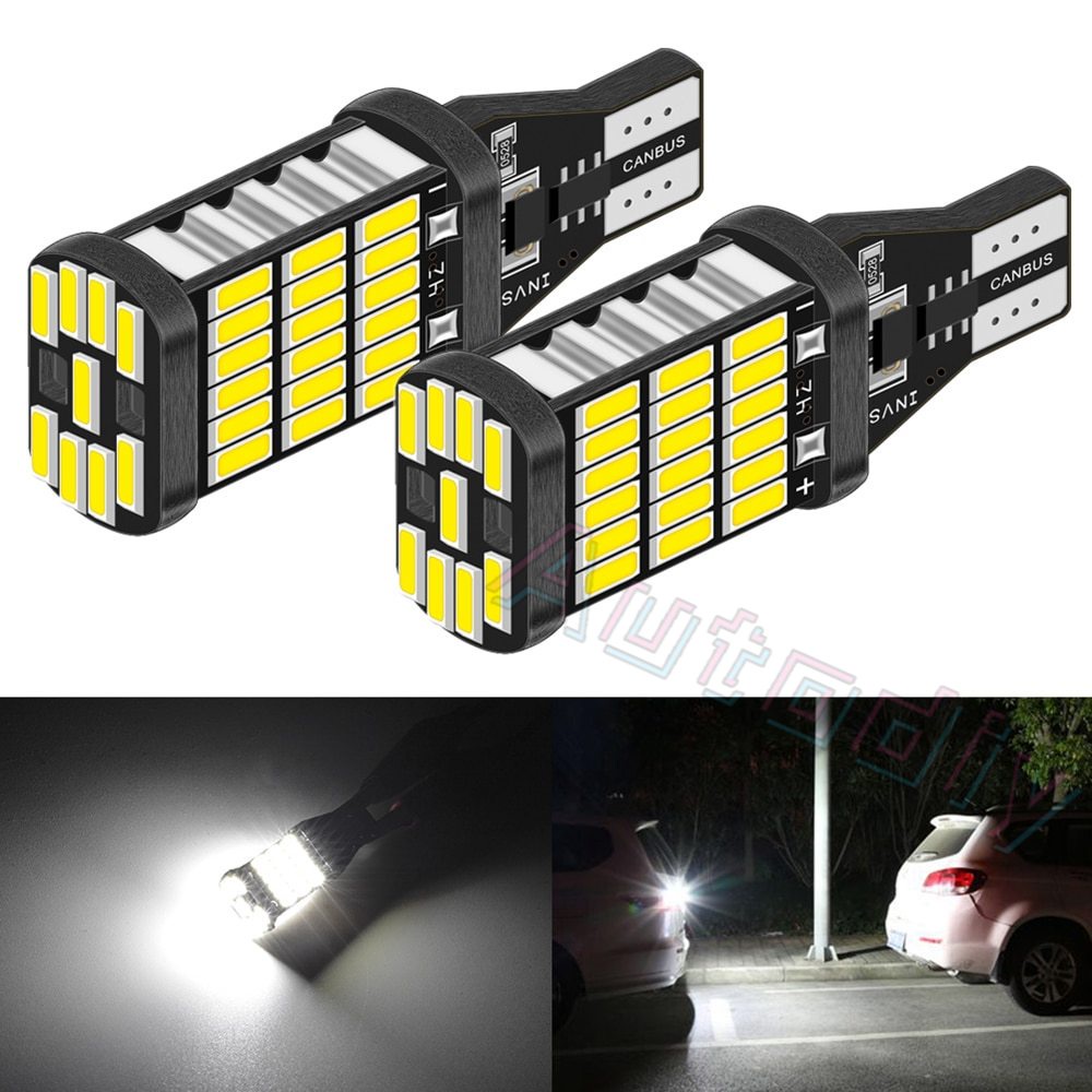 Baru 2x Canbus T16 T15 921w16w Bohlam LED Lampu Mundur Cadangan Mobil Untuk Hyundai Tucson 2017kreata Kona IX35 Solaris Aksen I30 Elantra