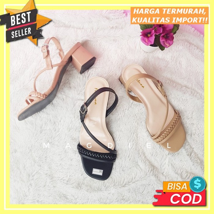 Sendal Wanita Import Sendal Heels Kekinian Heels Terbaru 2022 Haihil Hak Tahu Sendal Jinjit Sendal L