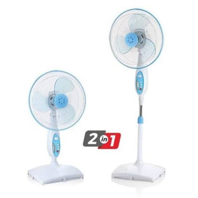 Stand Fan Maspion 16&quot; 2in1 EX 167S / Kipas Angin Berdiri 16&quot; / Kipas Maspion 16&quot;