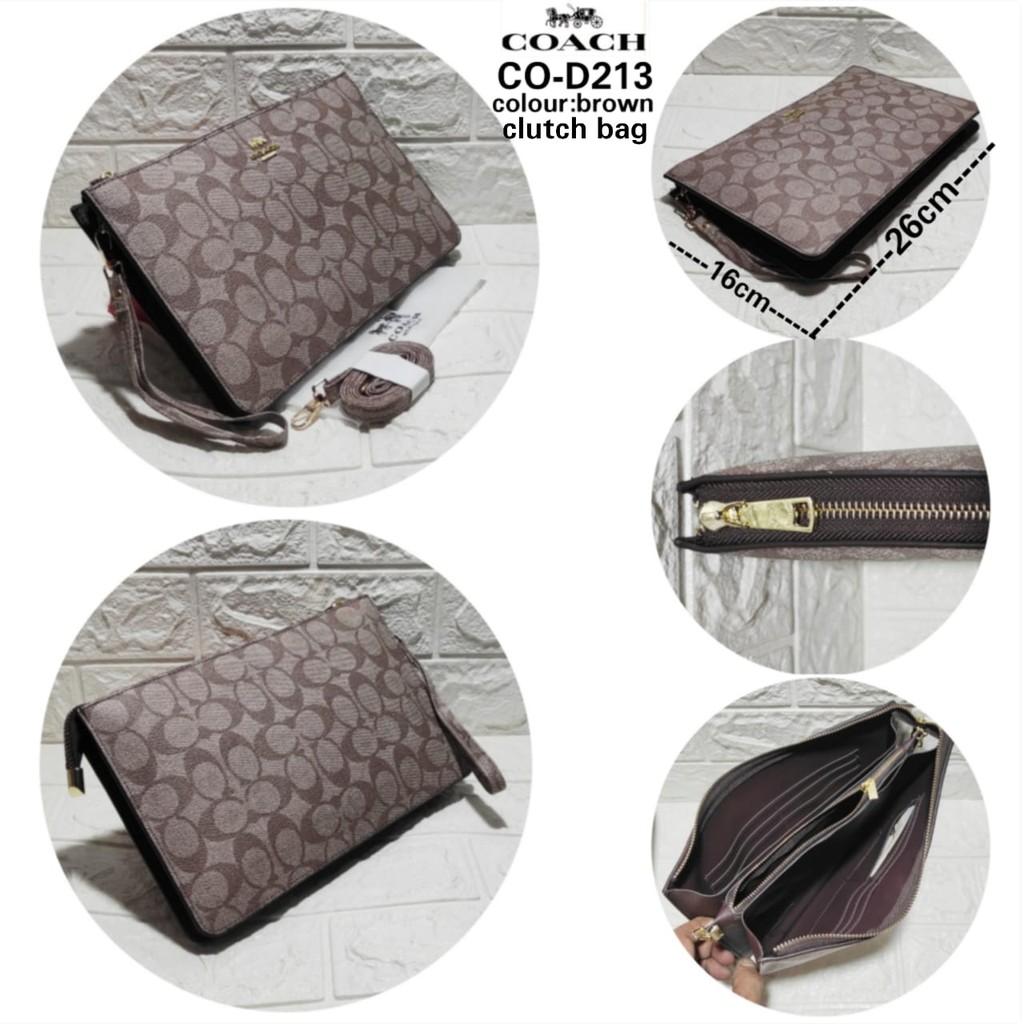 Clutch wanita import 3 ruang semi premium