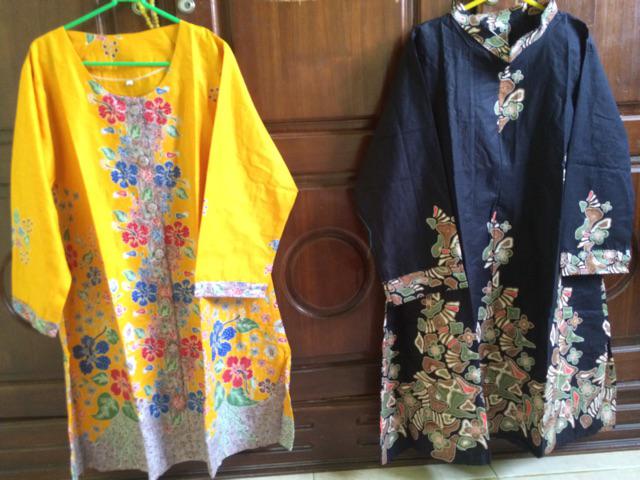 Atasan Batik Tunik Pakaian Wanita Bg0195