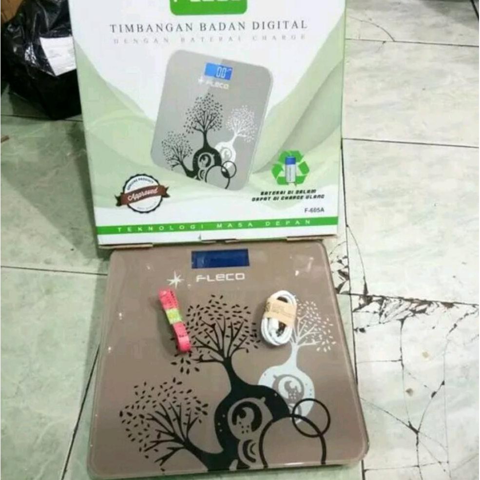 TERMURAH - TIMBANGAN BADAN DIGITAL FLECO F605A