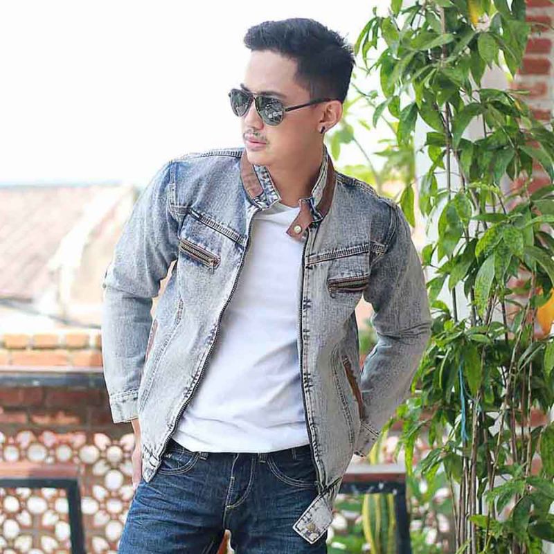 Jaket Denim Pria Jeans Casual Style Dilan Distro High Quality Original