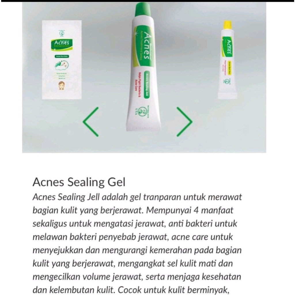 Acnes Sealing Jell (Penghilang Jerawat)