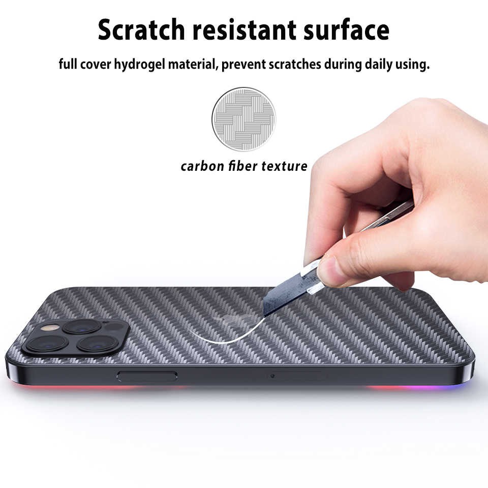 carbon fiber back screen guard anti gores BELAKANG IPHONE 11 12 11 12 pro 11 12 13 14 PRO MAX 14 PLUS 12 13 Mini