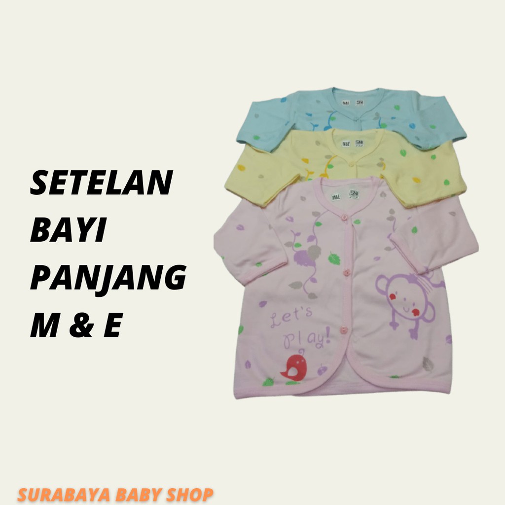 SETELAN  BAJU  PANJANG / PENDEK BAYI  M &amp; E 741300 / 741310