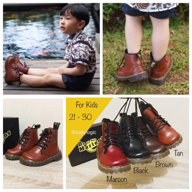 BABYLOGIC - TERLARIS, High Quallity Baby High Boots NATAL 21-35 Sepatu Pesta Loafers Kado Ulang Tahun Anak Formal