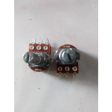 Potensio B100k Stereo Potensiometer Variable Resitor B100k