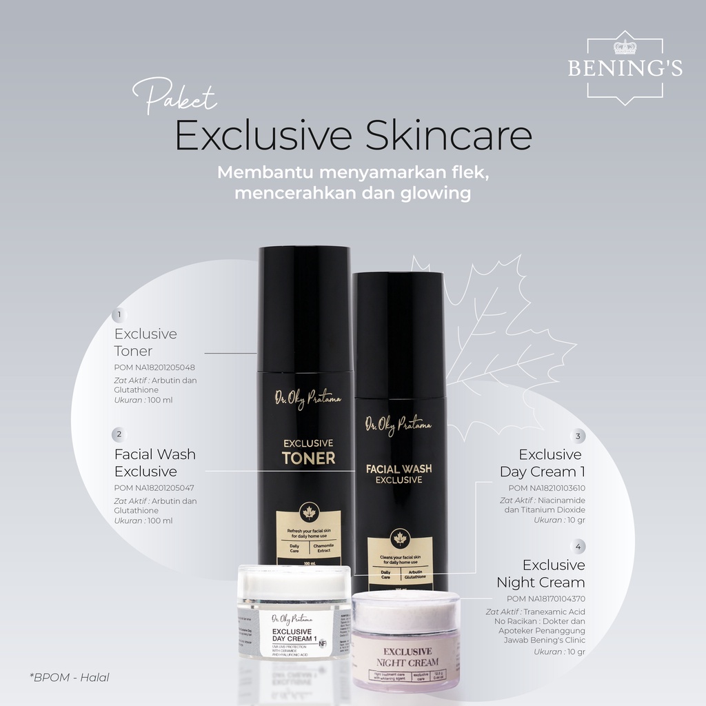 Bening's Promo Exclusive Skincare (okyslim trial) | Paketan Flek, Pencerah dan Glowing-1
