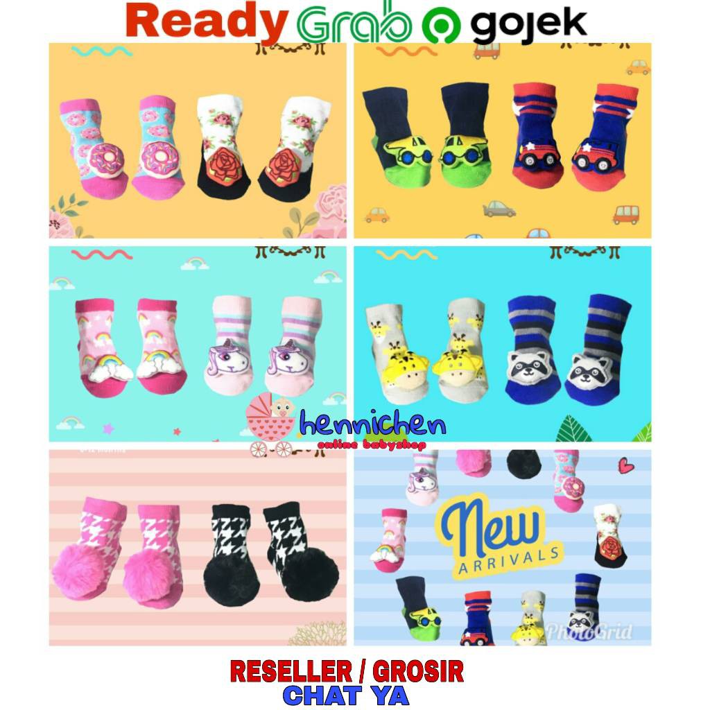 2 Psg Kaos Kaki Rattle / Rattle Socks Petite Mimi 0-12 bulan SNI 2 PASANG