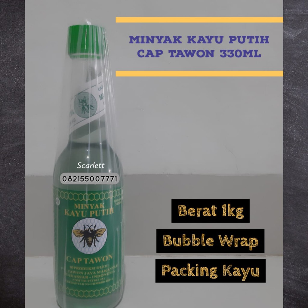 Minyak Kayu Putih Cap Tawon Tutup IJO 330ml