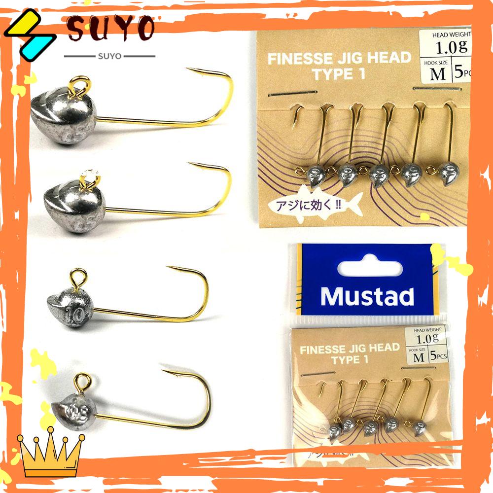 Suyo 4-5p / Pak Kepala Kait Bahan Carbon Steel 0.8-3.0g Untuk Outdoor