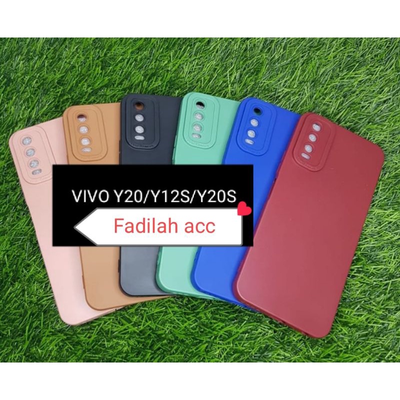 cesing selicon makaron pero Vivo y20 y20s Y12S y20i plingdung belakang hp camera jelly