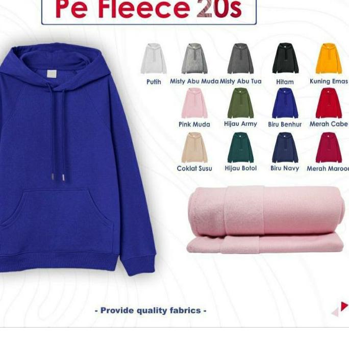 Kain PE Fleece 20s Kiloan 2 Meter