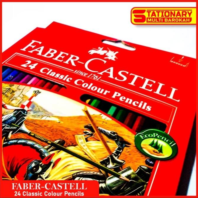 

(BISA COD) Pensil Warna Faber Castell Classic Colour Pencil 24 warna STOK TERBATAS Kode 1249