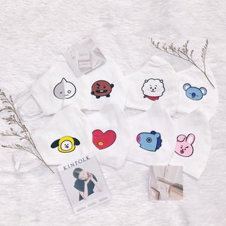 Masker Kain Dewasa Non Medis Washable Ear Loop Lucu 