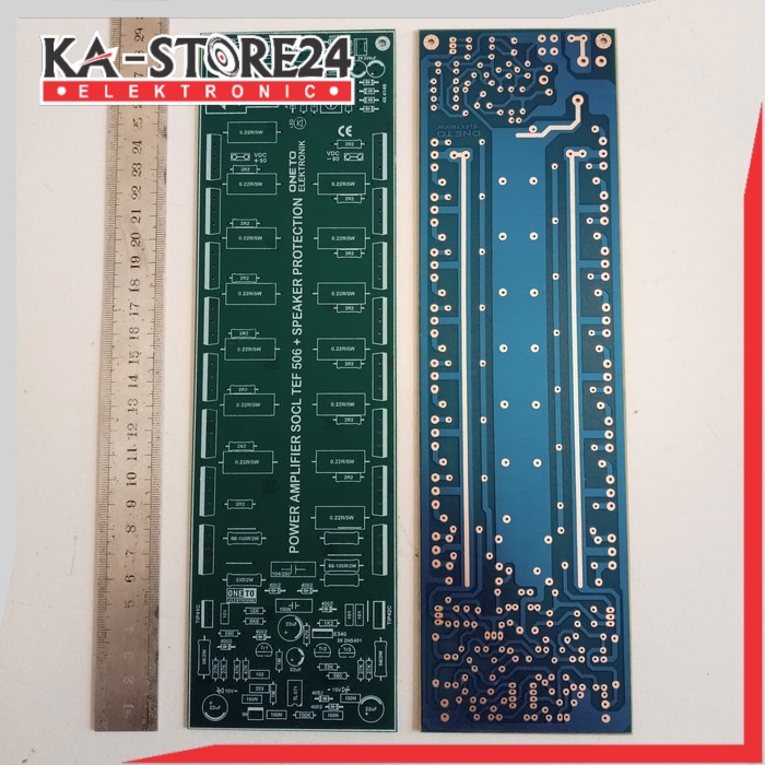 PCB Socl 506 Tef 2U 1500 watt power amplifier