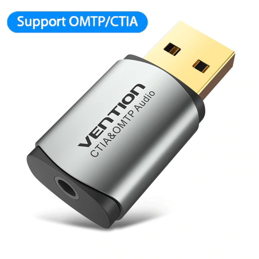 Vention USB Sound Card OMTP CTIA Usb C