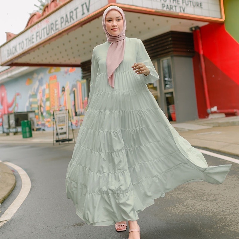 Finna Sage Dress HijabChic