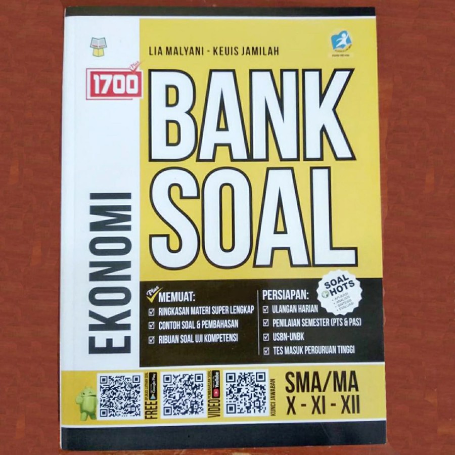 Jual Buku 1700 Plus Bank Soal Ekonomi Untuk SMA Edisi Revisi | Shopee ...