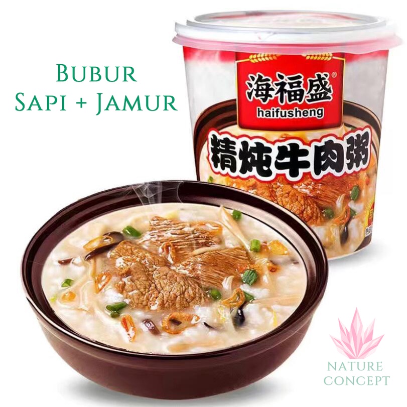 Bubur Instan Freeze Dried Instant Porridge Enak Banget Daging Asli