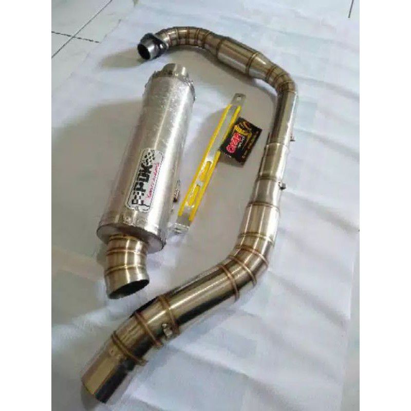 knalpot pdk leher boom tiger megapro scorpio dll