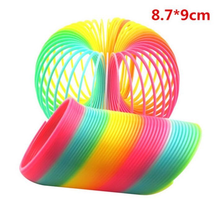 Rainbow Magic Spring A1218 Diameter 5,5 Mainan Spiral Pelangi Plastik Mainan Anak