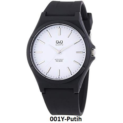 Q&amp;Q Original Jam Tangan Pria VQ66J Series - Hitam - Karet