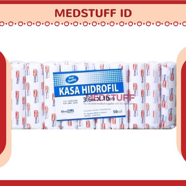 HOT DEAL Kasa  Verban Gulung  4yard x 10cm isi 5 Rol Kasa  