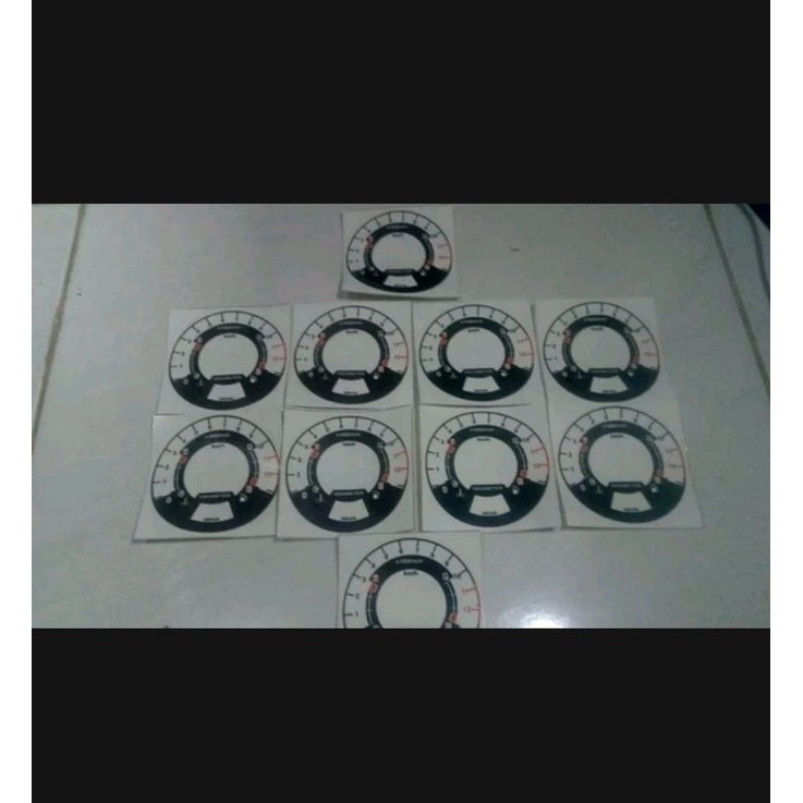 stiker speedometer cs1