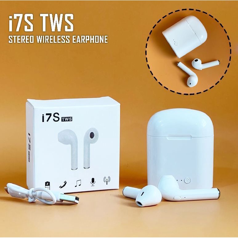 MINIGO earpods Pro I7S TWS Earphone Nirkabel Bluetooth 5.0 earphones BT