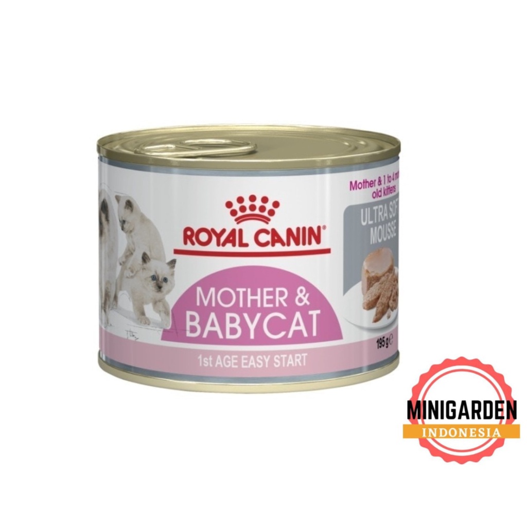 ROYAL CANIN WET MOTHER &amp; BABYCAT 195 Gram makanan kucing catfood wetfood induk dan anak baby cat 195GR