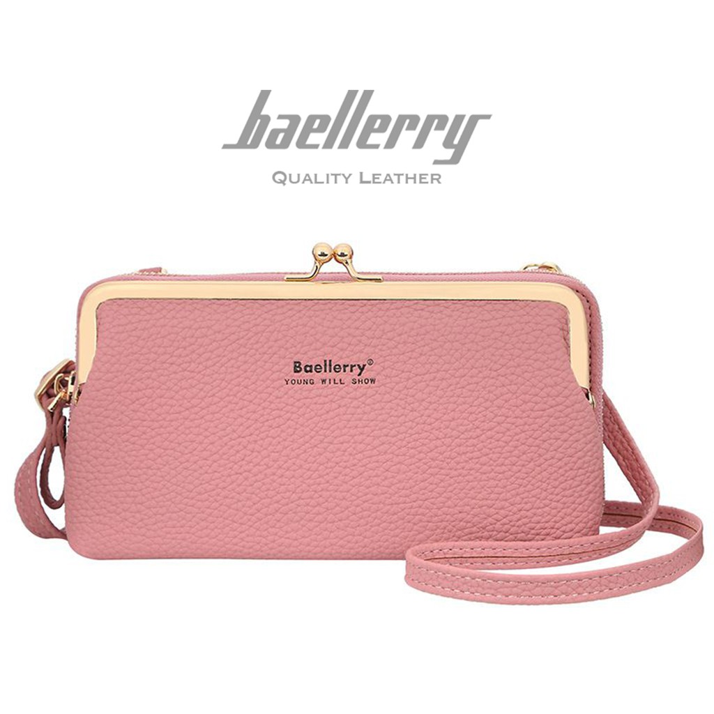 BAELLERRY N8599 Tas Selempang Wanita Bahan Kulit PU Leather Premium WATCHKITE WKOS