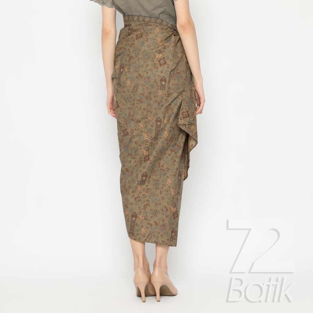 ROK BATIK SPAN Skirt Lilit Kebaya Instan Modern Wanita Motif Jam Gadang Warna Hijau Abu 721032 CAP 72 - Rok Batik Lilit Bawahan Skirt Kamen Kebaya Songket Batik Panjang Plisket Span Instan Jadi Bali Lembaran Premium Modern Untuk Wanita Kondangan