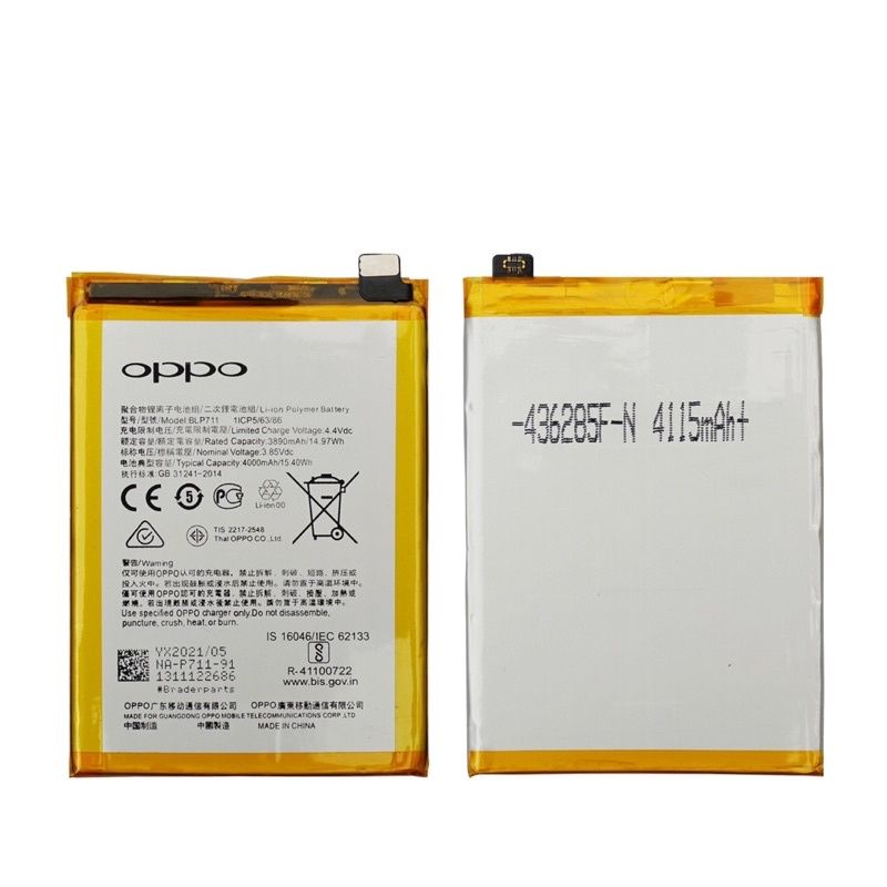 Batterai Oppo A1K / BLP 711 Original Baterai BLP711