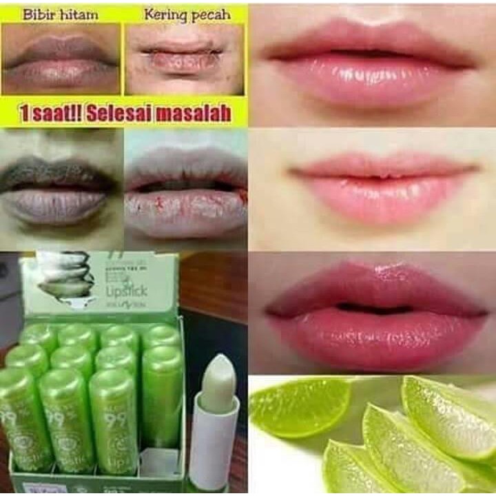 Lipstik Lipbalm Aloe Vera 99% [TAHAN LAMA]