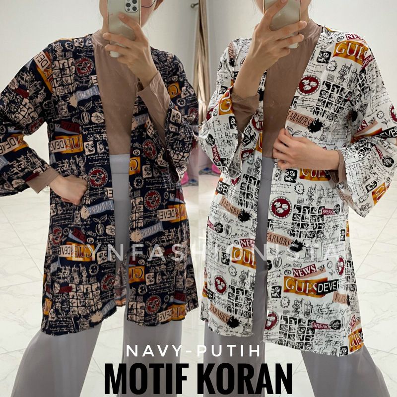 (3MOTIF)OUTER BATIK TRIBAL RAYON ADEM/CARDIGAN MOTIF MURAH/KENYA