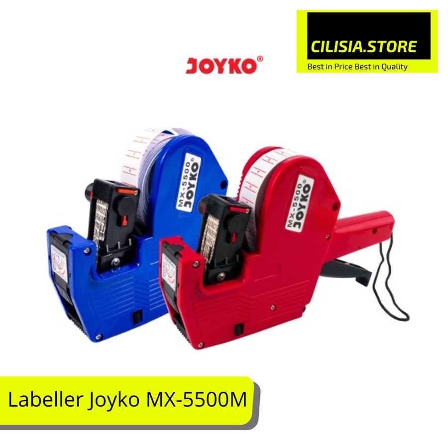 

Alat Label Harga Price Labeller Joyko MX-5500M 1 Baris Bonus Ink Roll