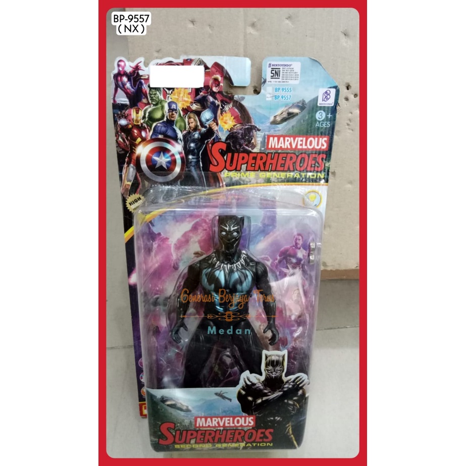 MAINAN ANAK LAKI LAKI ROBOT MARVELOUS SUPERHEROES BP9557 / MAINAN FIGURE SUPER HEROES