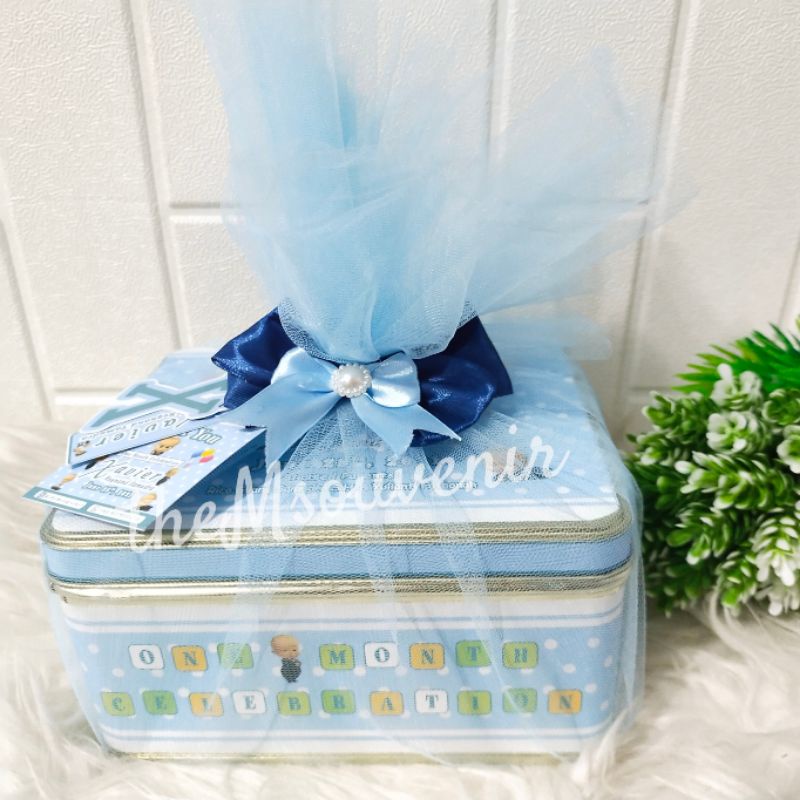 Hampers custom box kaleng +handsoap