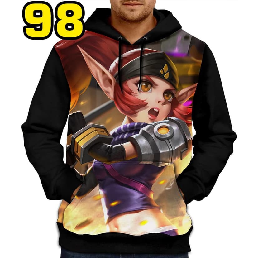 HOODIE JAKET MOBILE LEGENDS 98-LOLITA soldier in training