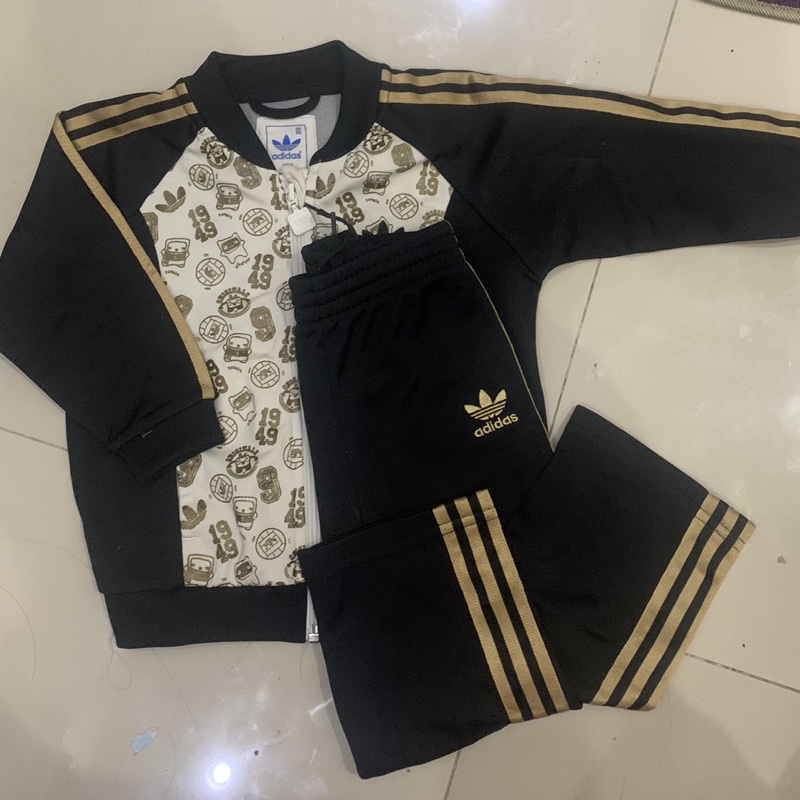 Preloved adidas kids tracksuit jacket set size 86 2-3y