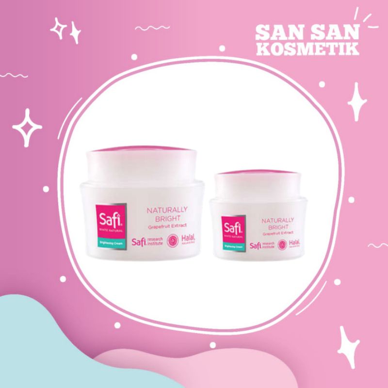 Safi White Natural Brightening Cream