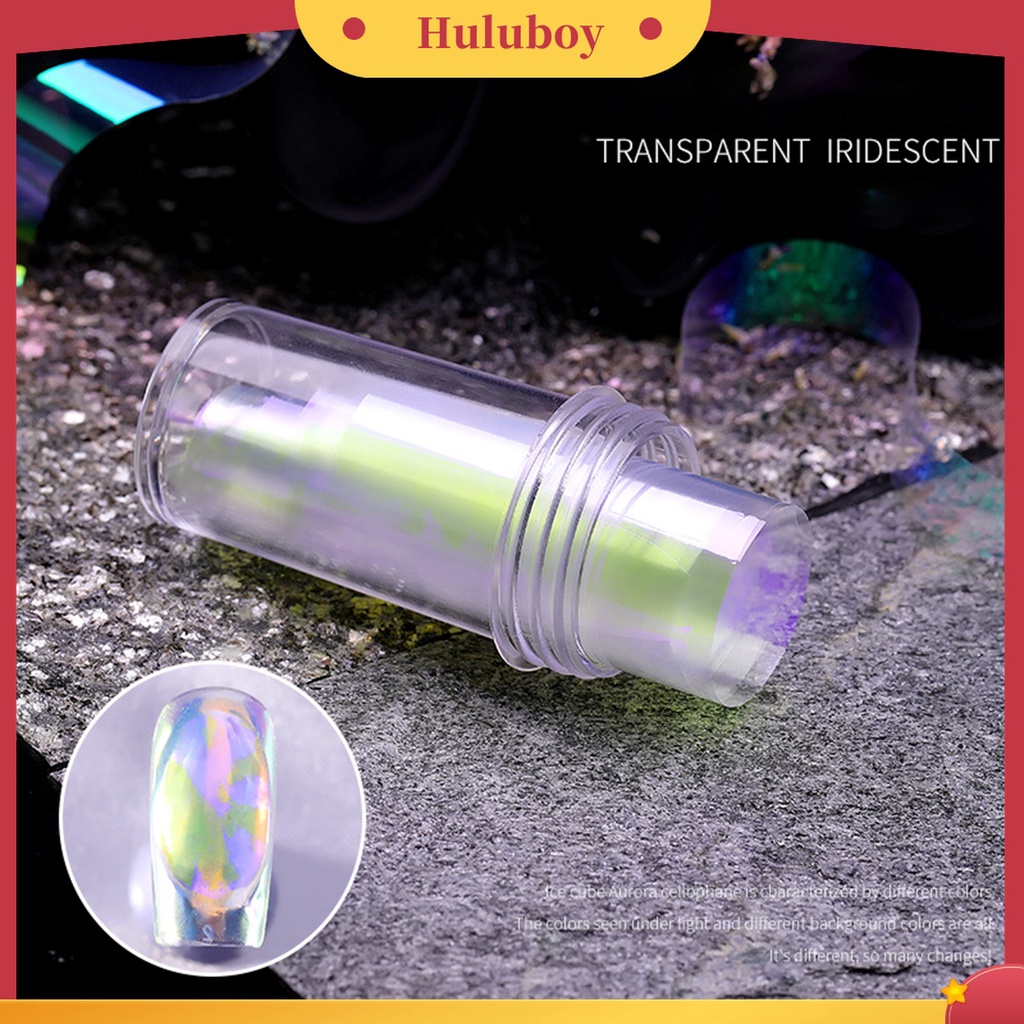 Huluboy Huluboy♡ Stiker Kuku Super Berkilau Untuk Dekorasi Nail Art