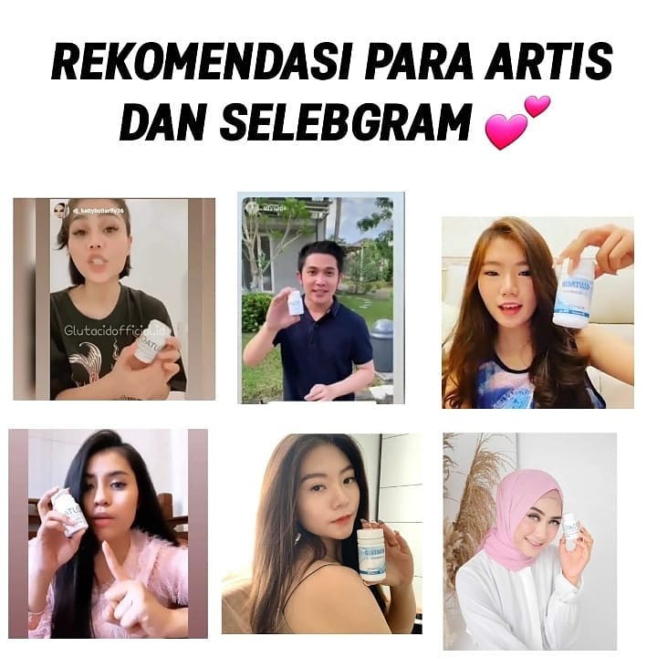 Suplemen Pemutih Badan Dan Wajah Obat Kapsul Blecing Permanen Ampuh BPOM Wanita Dan Pria Glowing