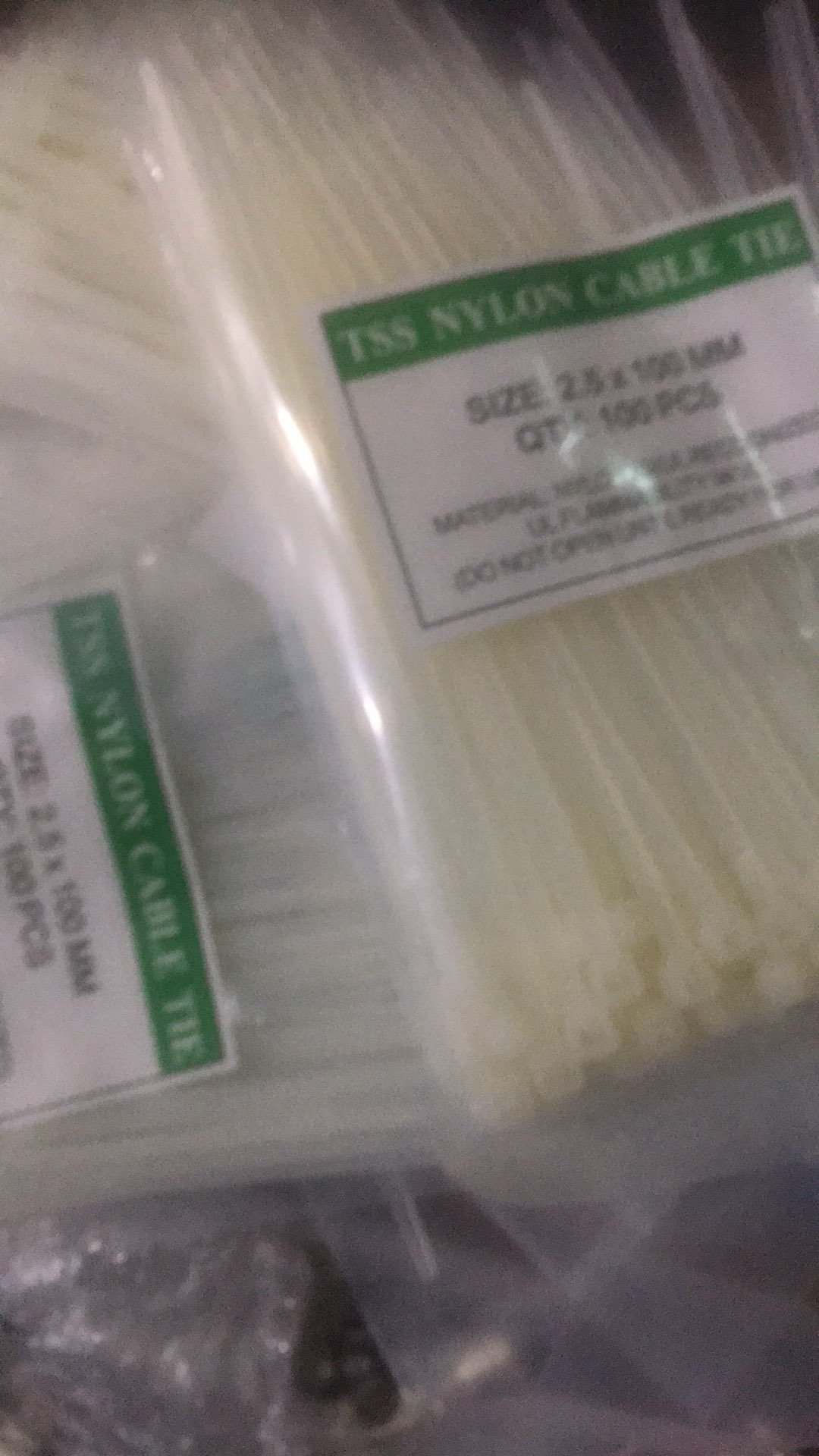 Kabel Ties Tss (2.5 X 100mm) Putih