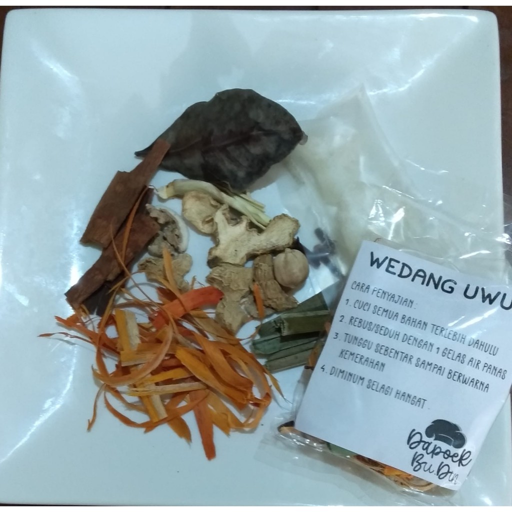 

Wedang Uwuh KOMPLIT Jahe Kapulaga Cengkeh Gulabatu