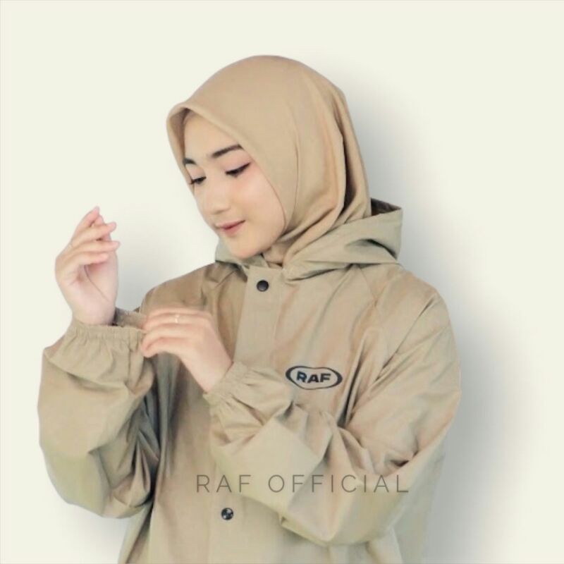 JAS HUJAN BY RAF setalan jaket celana pria dan wanita bahan PVC 0,25 TEBAL