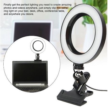 FZ |Zoom Meeting LED Ring Light Selfie Video Conference