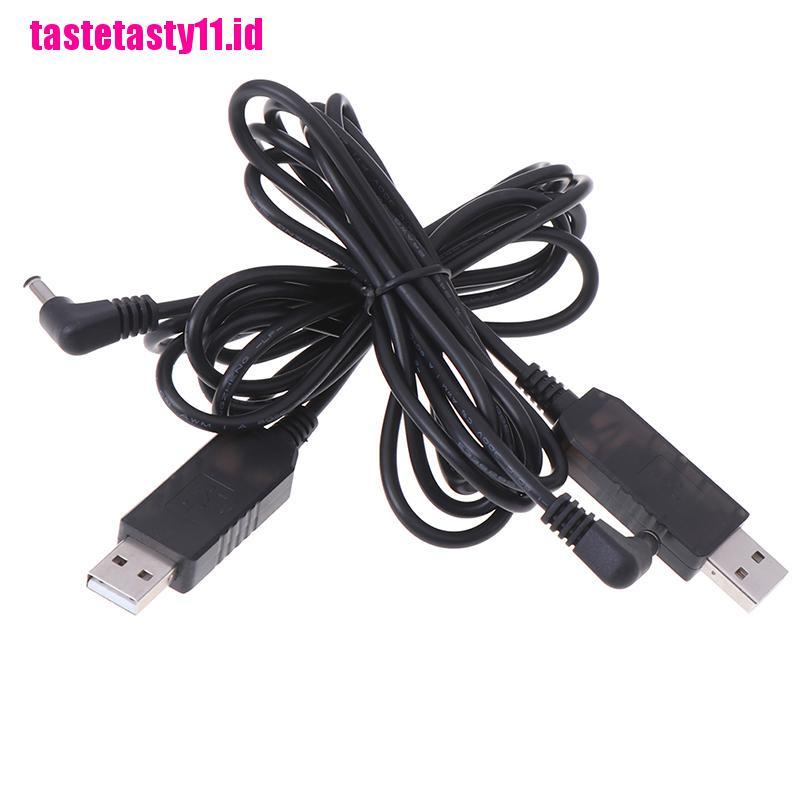 Kabel Konverter Konektor jack step up USB dc 5v Ke dc 9v 12v 2.1x5.5mm